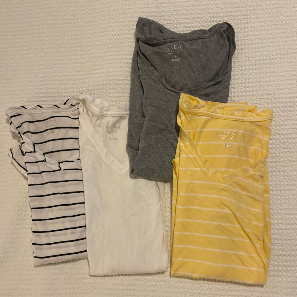 Lot of 4 maternity shirts
